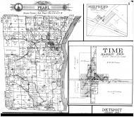 Pearl Township, Shepherd, Time, Detroit, Milton, Fishhook, Bedford - Above, Pike County 1912 Microfilm